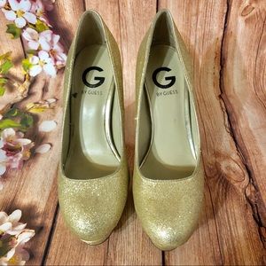 Guess shimmering heels size 7.5